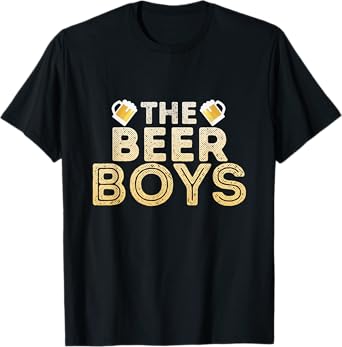 The Beer Boys Funny Drinking Buddies Party T-Shirt