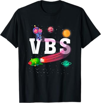 Kids VBS Crew Vacation Bible School Space Astronaut T-Shirt