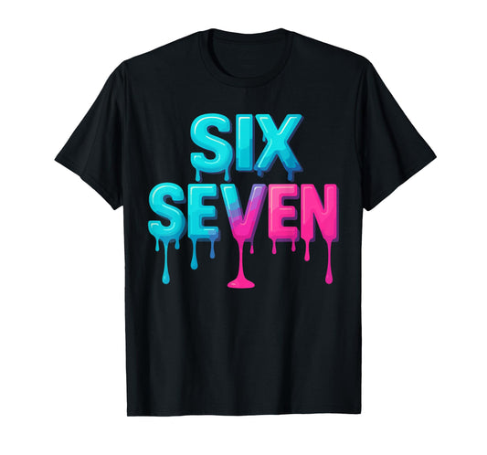 Funny 67 Shirt Meme for Men Women, Six Seven Drip Number T-Shirt