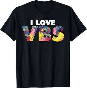 I Love VBS Vacation Bible School Crew Church Summer Camp T-Shirt
