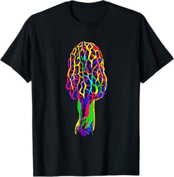 Colorful Morel Mushroom T-Shirt