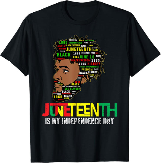 Juneteenth Celebrating Black Freedom African American 1865 T-Shirt