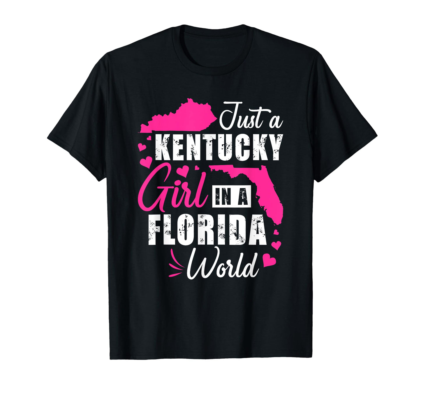 Kentucky Girl Living in Florida Southern Roots Transplant T-Shirt