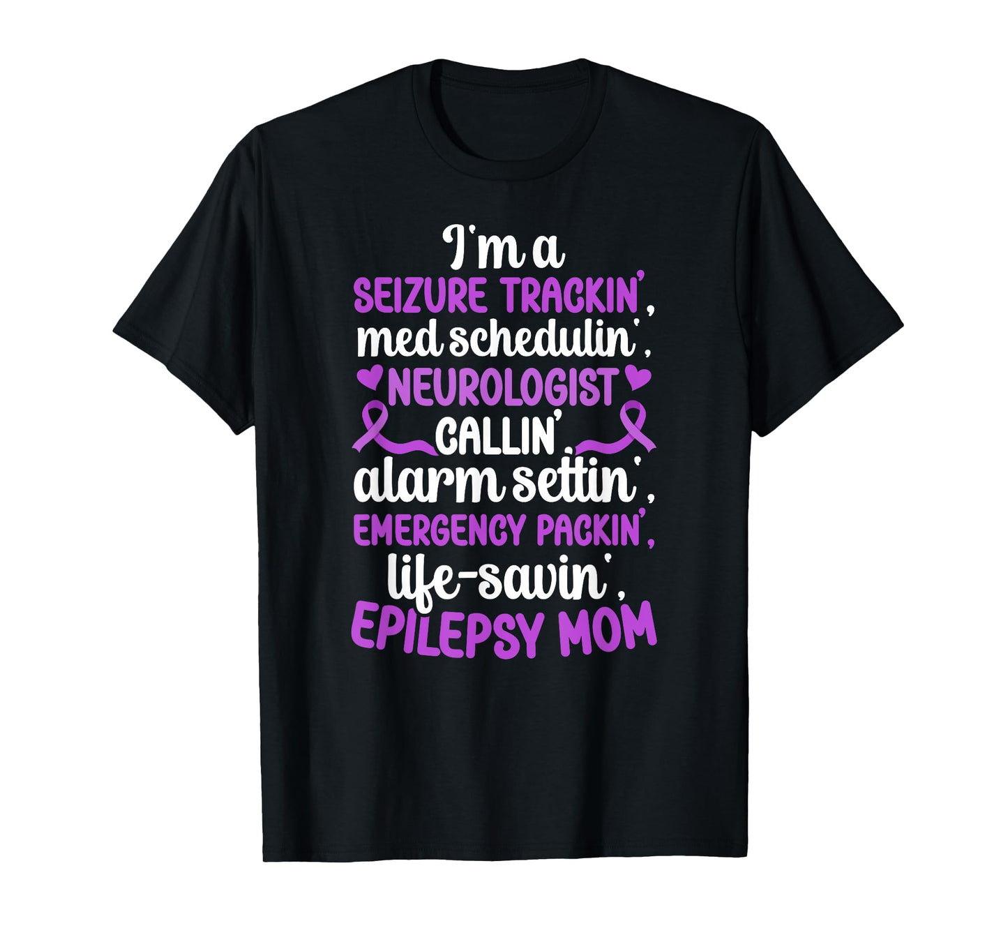 Epilepsy Mom Definition Mom Of An Epilepsy Warrior Mother T-Shirt