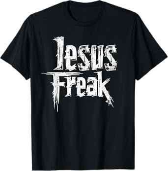 Vintage Jesus Freak Funny Christian Grunge Style T-Shirt