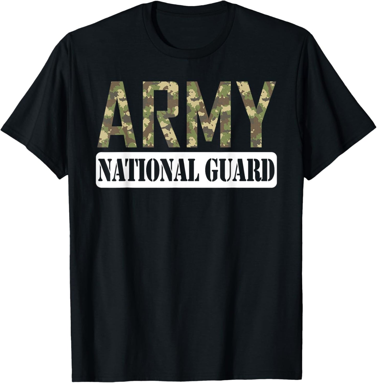 Proud Army National Guard Military Family Veteran T-Shirt