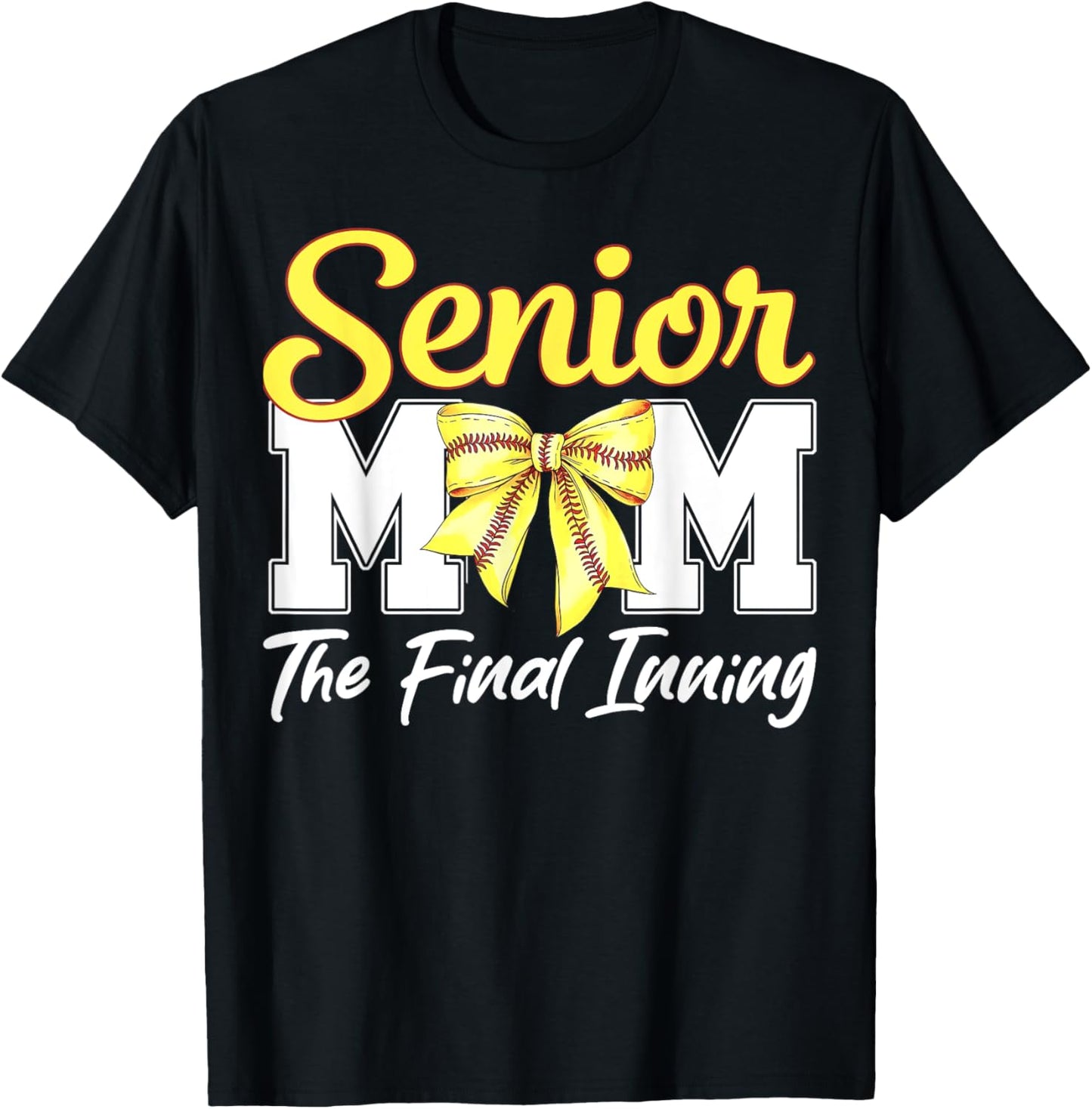 Senior Mom The Final Inning Softball Mom Class Of 2025 Women T-Shirt