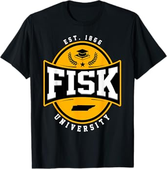 Fisk University Arch Vintage Design Retro Men Women T-Shirt