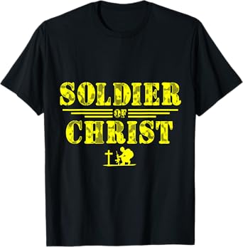 Soldier of Christ Faith-Based Tee | Christian Graphic T-Shirt