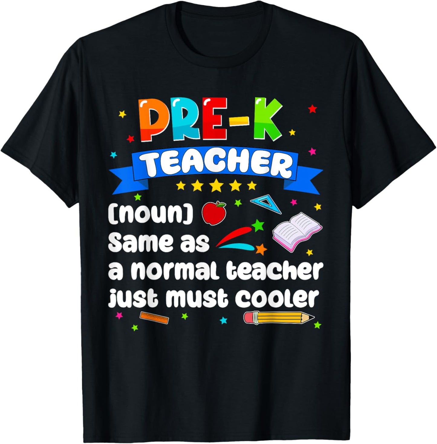 Pre-k Teacher First Day Of School Womens Mens Gift Tee by TeeBrew