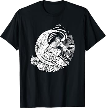 Surfing Jesus Vintage Distressed T-Shirt