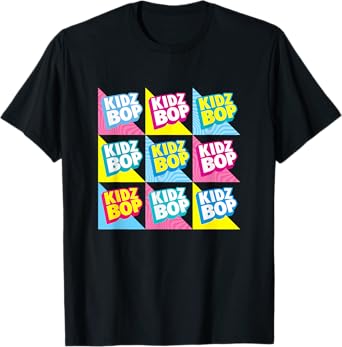Colorful KIDZ BOP Pattern T-Shirt