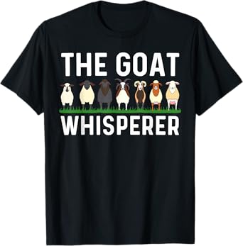 Funny Goat Design Men Women Kid Farm Animal Pygmy Goat Lover T-Shirt