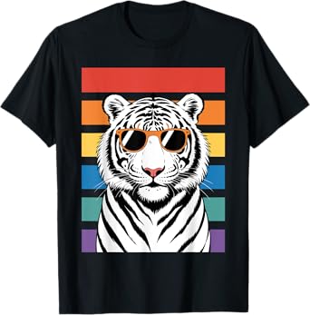 Cool Tiger Costume for Men Women Kids Pattern Tiger Lover T-Shirt