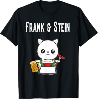 German Kawaii Cat Oktoberfest Germany Pride for Women Stein T-Shirt