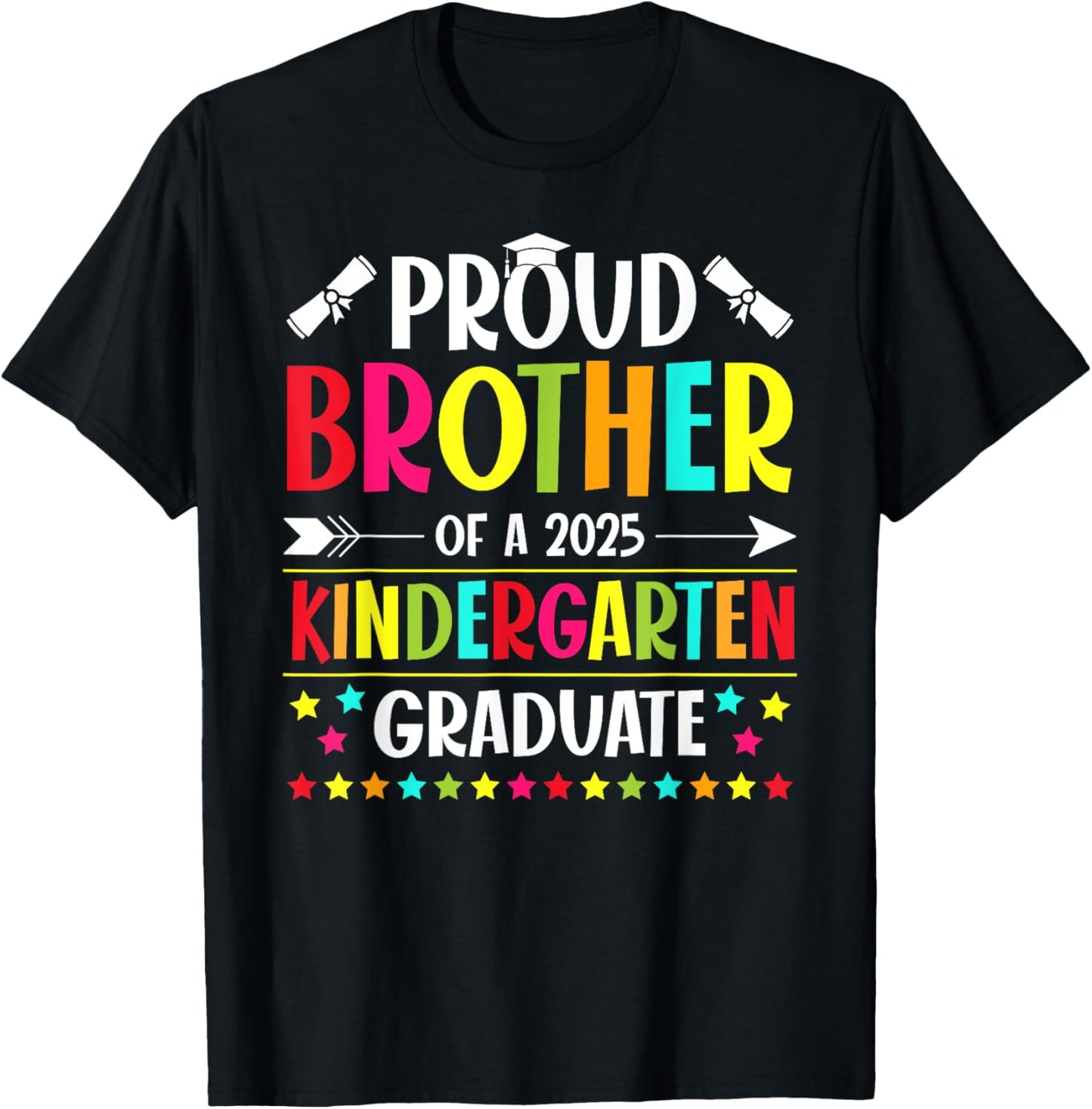 Proud Brother of a 2025 Kindergarten Graduate Funny T-Shirt