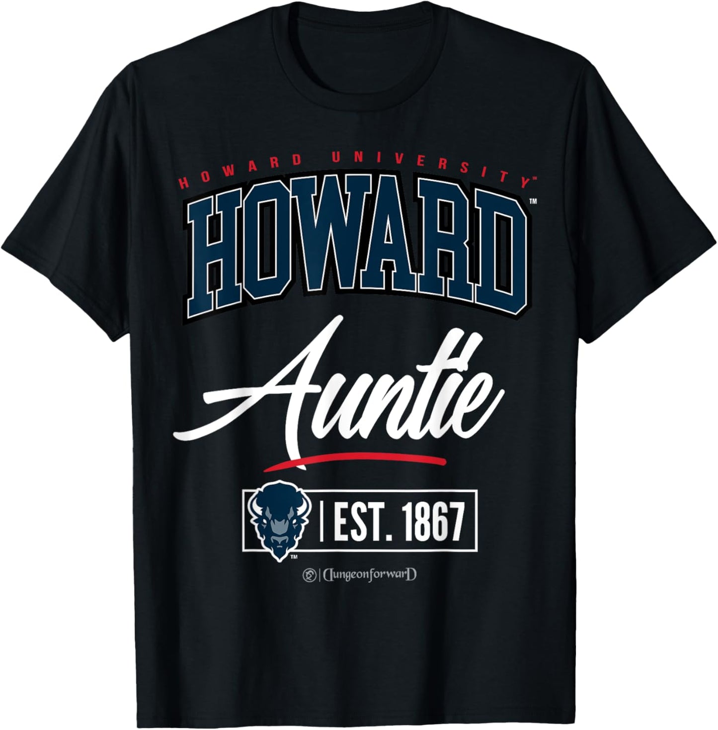 Howard University - HU HBCU Auntie T-Shirt