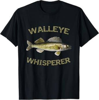 Walleye Whisperer | Walleye Fishing T-Shirt | Walleye Gift T-Shirt