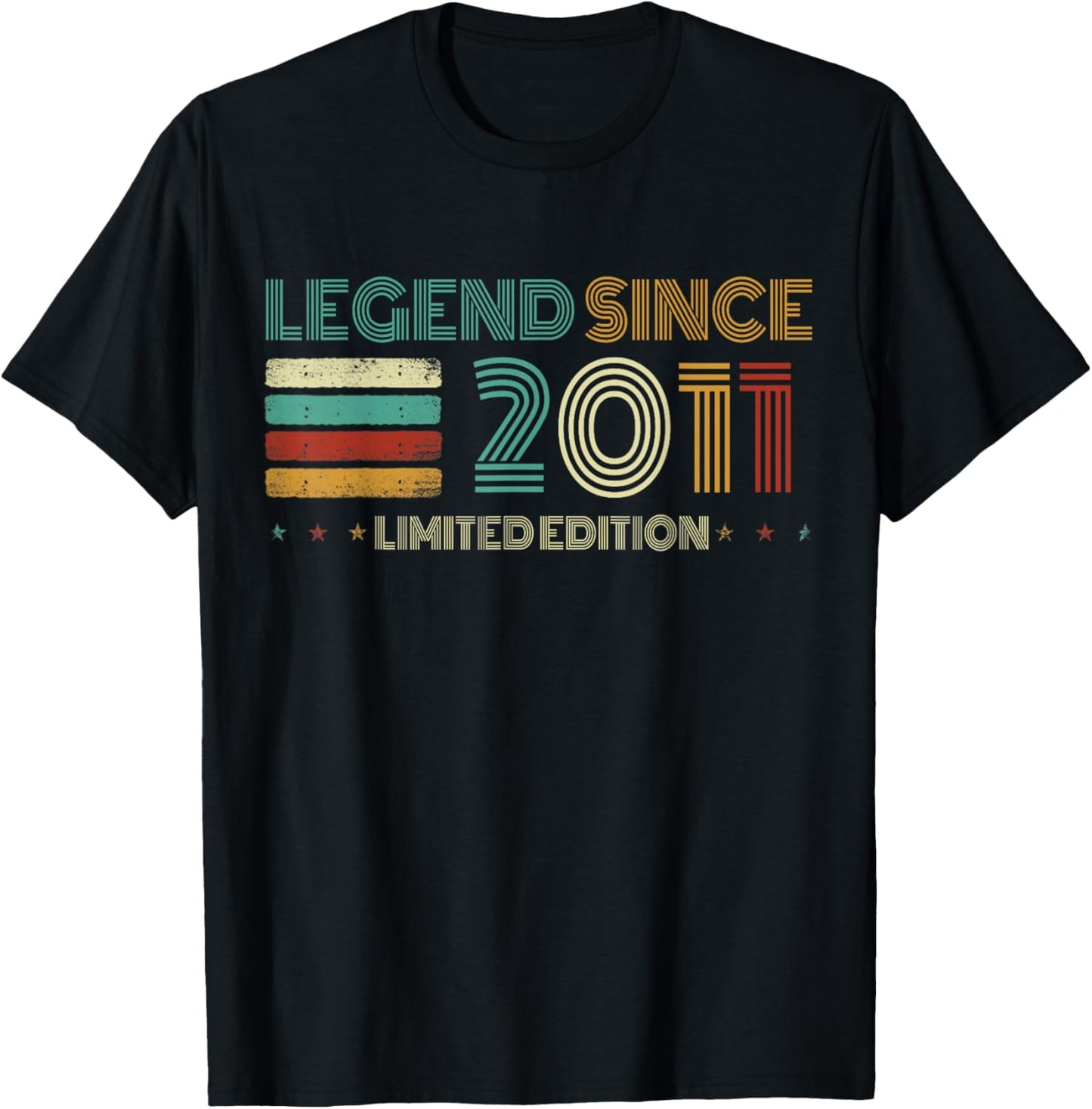 14 Years Old Legend Since 2011 14th Birthday T-Shirt
