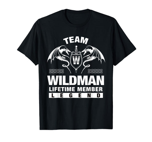 Team Wildman - Lifetime Member Gift T-Shirt