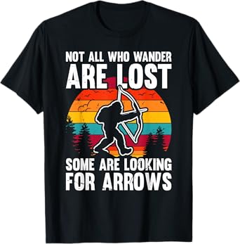 Cool Archery Men Women Bigfoot T-Shirt