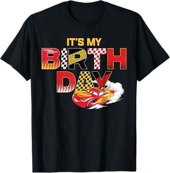 Disney & Pixar's Cars It's My Birthday Lightning McQueen T-Shirt