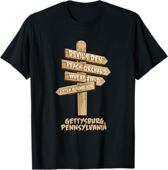 Gettysburg Pennsylvania American civil war - US History T-Shirt
