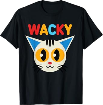 Wacky Costume Mismatch Day Outfit funny cat for wacky days T-Shirt for Men Women Kids