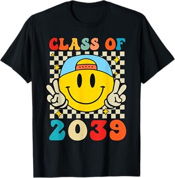 Class of 2039 Grow with Me First Day of School Graduation T-Shirt