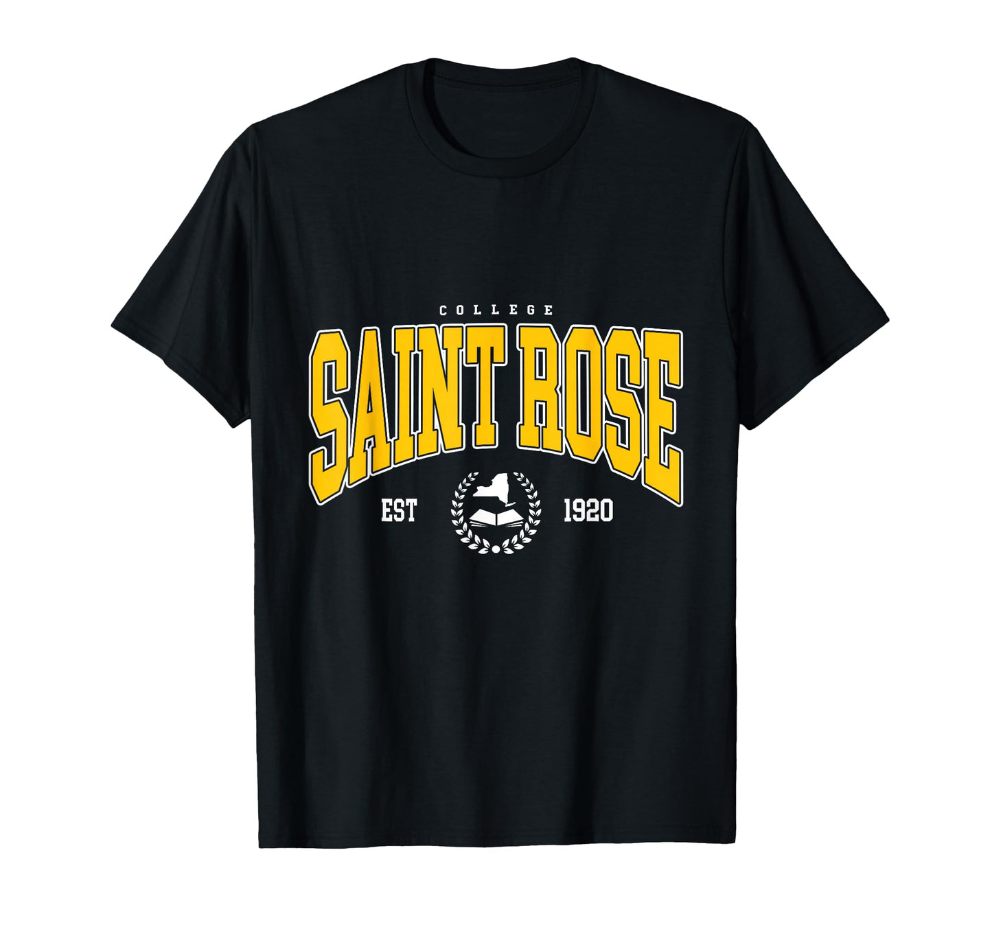 Vintage Saint Rose Arch Athletic Sports Tee for Men Women T-Shirt