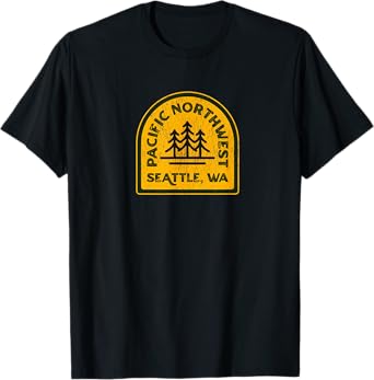 Vintage Seattle Washington PNW Pacific Northwest T-Shirt
