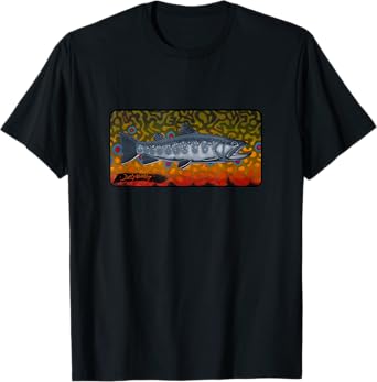 Contemporary Brook Trout Fly Fishing T-Shirt Derek DeYoung T-Shirt