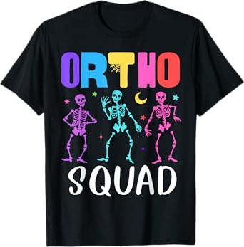 Skeleton Ortho Squad Orthopedic Nurse RN Halloween Costume T-Shirt