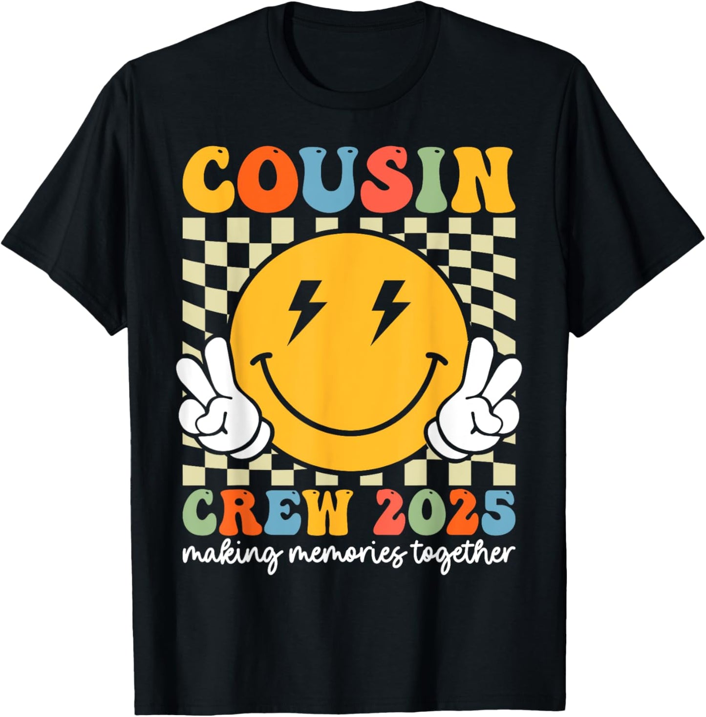 Cousin Crew 2025 Summer Vacation Beach Family Trip Matching T-Shirt