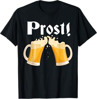 Oktoberfest Shirt German Beer Mug Prost Cheers in German T-Shirt
