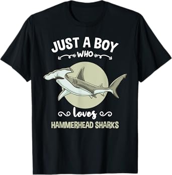 Just A Boy Who Loves Hammerhead Sharks T-Shirt
