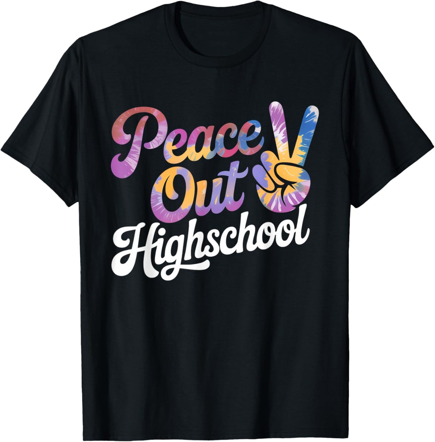 Peace Out High School Class of 2025 Graduate T-Shirt