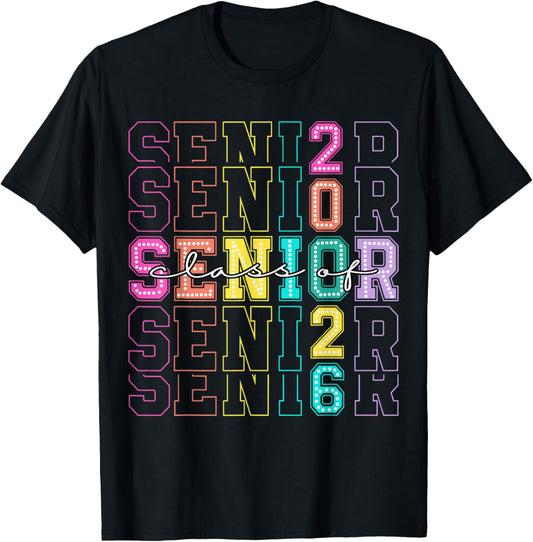 Class Of 2026 Senior 2026 Back To School 2026 Graduation T-shirt by TeeBrew