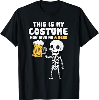 This is My Costume Beer Halloween Party Drinking Dad Mens T-Shirt