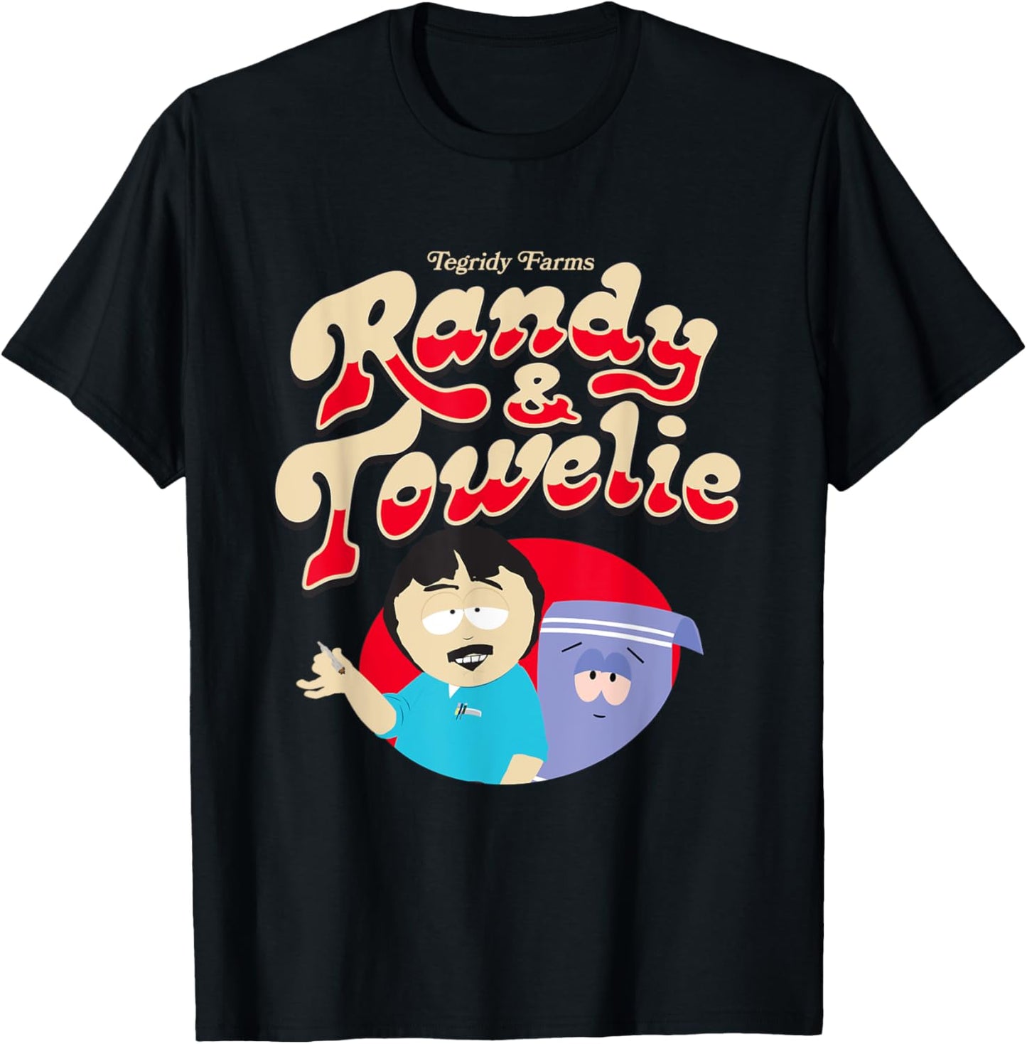 South Park Tegridy Farms Randy & Towelie Say Hi Funny Tee by TeeBrew