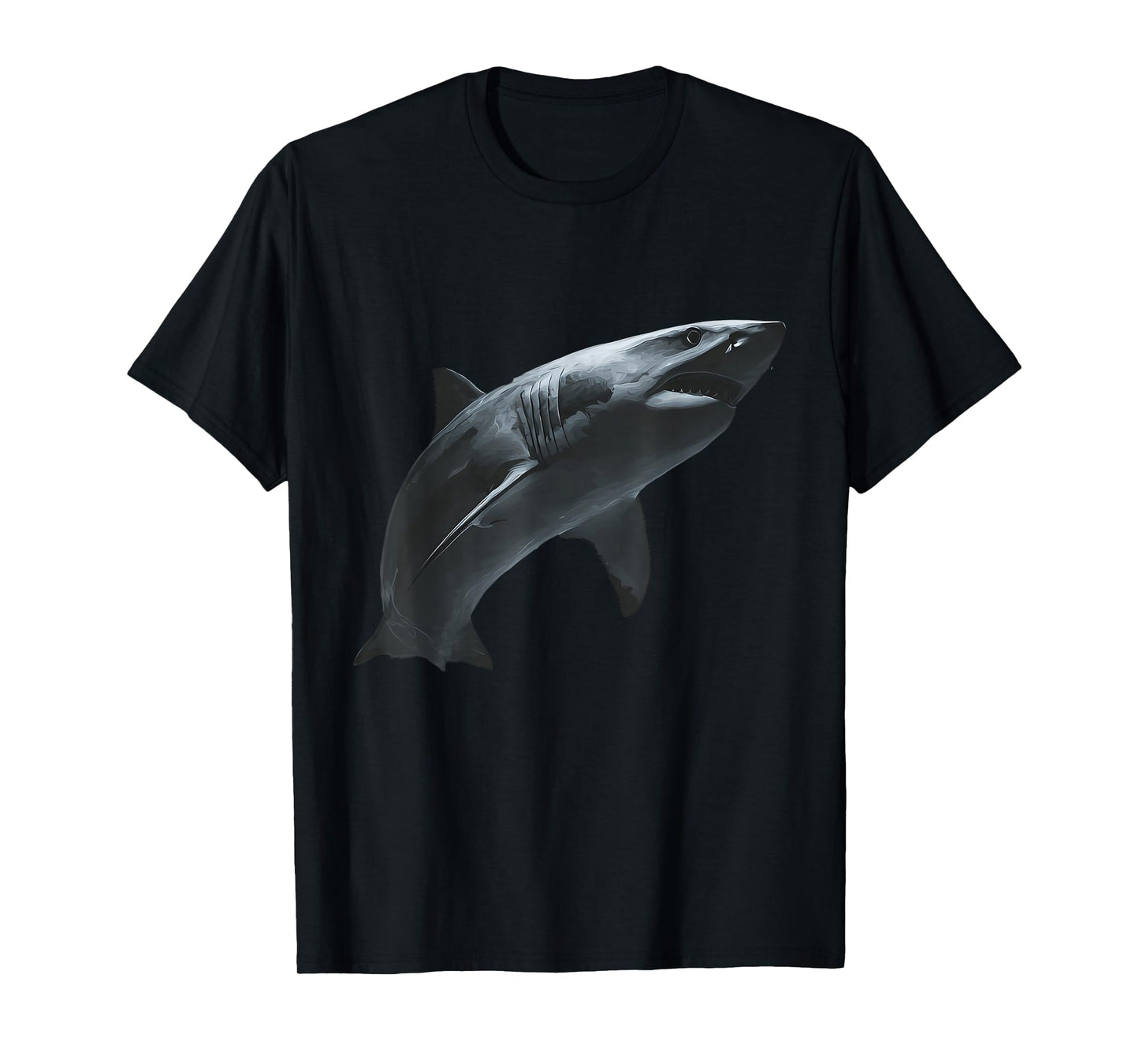Shark Marine Biology Animal Artwork Sea Ocean Sharks Lover T-Shirt