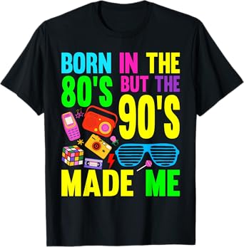 Born in the 80s but 90s Made Me Vintage Cassette T-Shirt