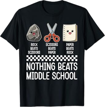 Nothing Beats Middle School Funny Back to School Teachers T-Shirt