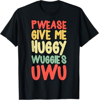UWU OWO Furries Meme Anime Funny Memes Weeb Furry T-Shirt