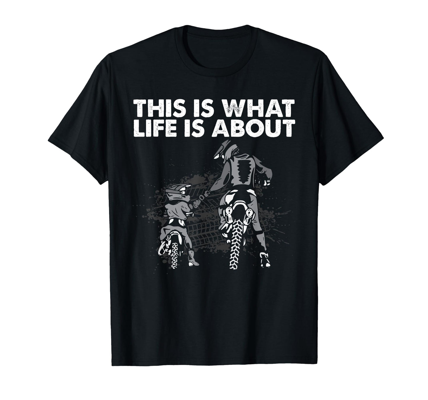 Cute Dirt Bike Father Motocross Lovers MX Family Life Dad T-Shirt