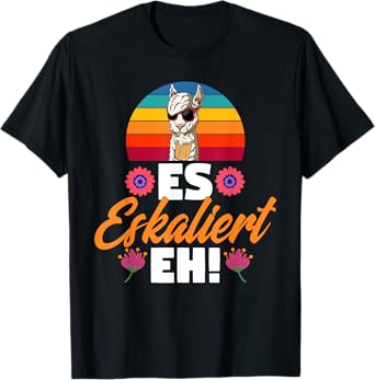 It escalates lama sunglasses beer drinker saying T-Shirt