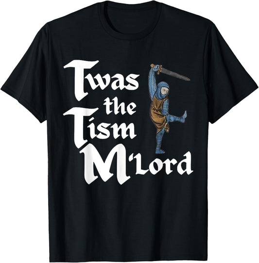 Autism Awareness Support Funny Autistic Twas The Tism M Lord T-Shirt