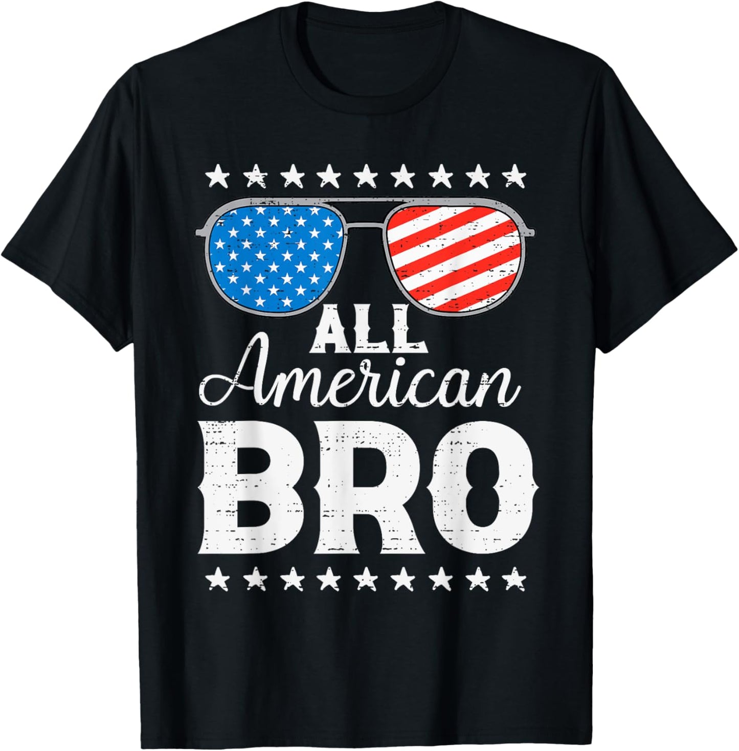 All American Bro 4th Of July Patriotic Usa Family Matching T-shirt
