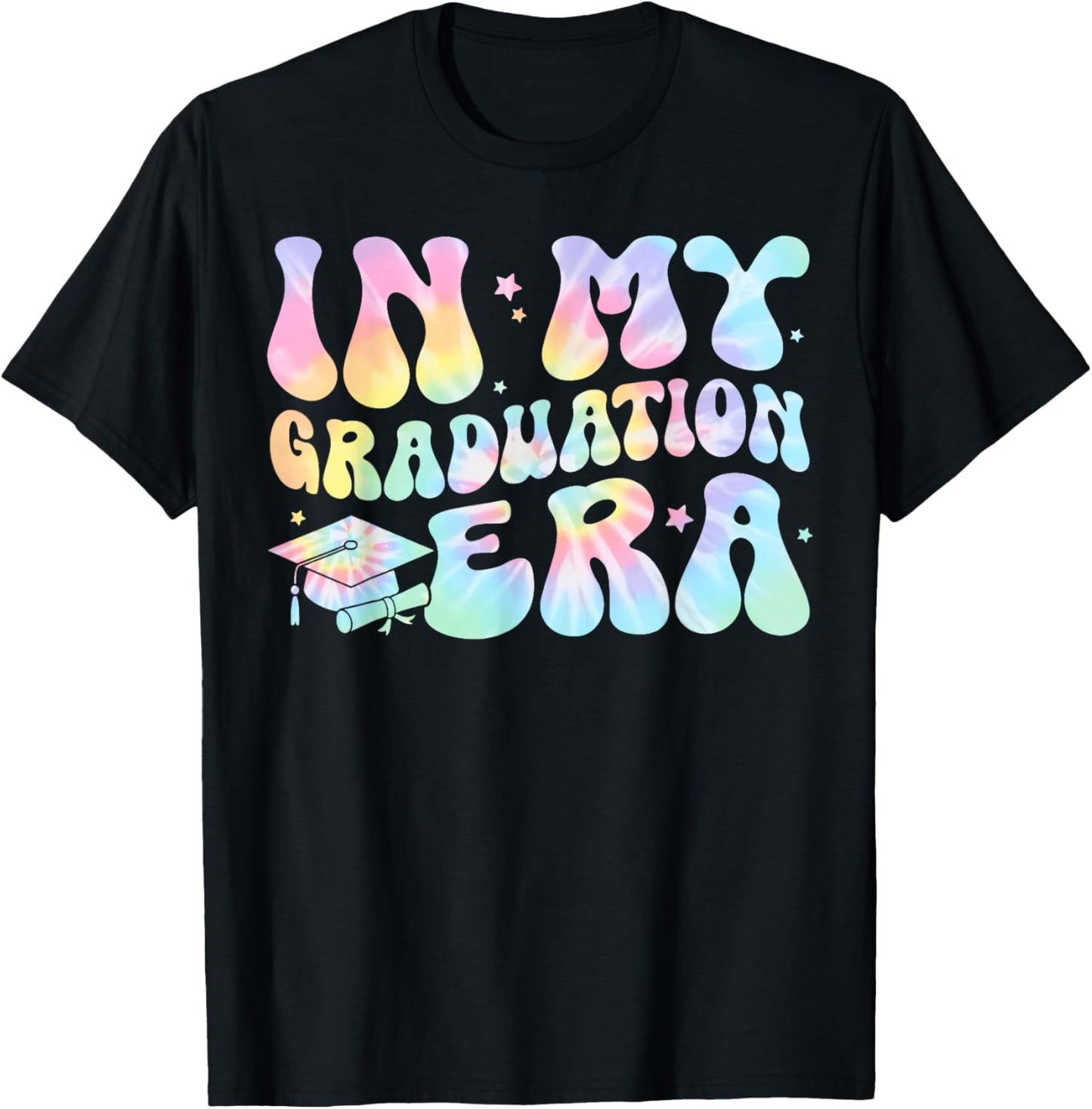 Retro In My Graduation Era Boys Girls Senior Class Of 2025 T-Shirt
