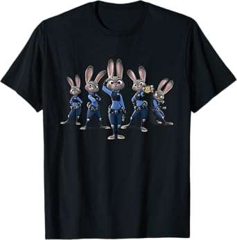 Disney Zootopia Judy Hopps Multi-Pose T-Shirt